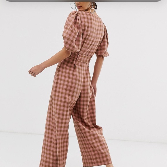 ASOS Plaid Jumpsuit - Picture 2 of 5